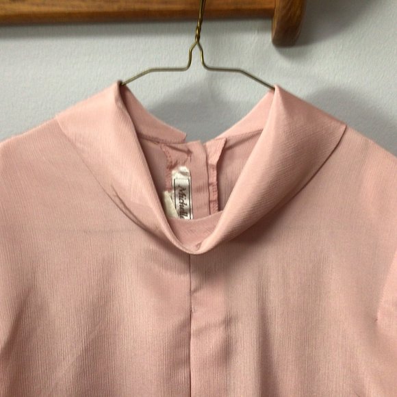 Michelle Stuart -  Vintage pastel pink blouse - Picture 3 of 7